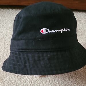 Champion Classic Black Bucket Hat